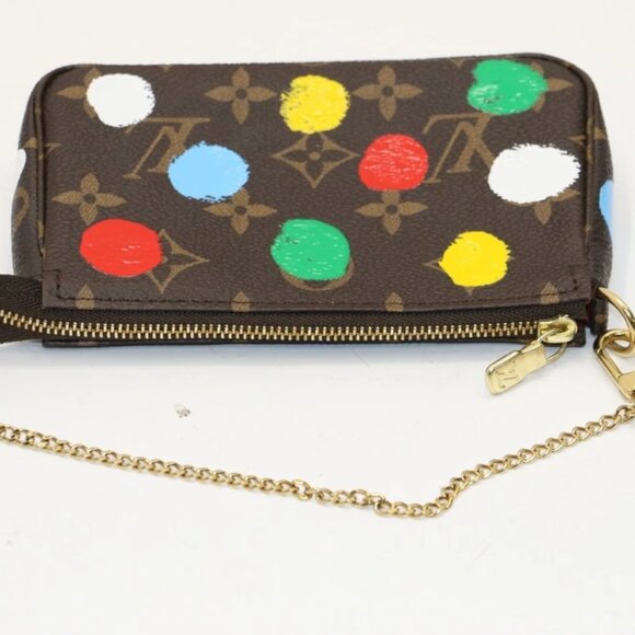 Louis Vuitton Mini Pochette Accessoires Yayoi Kusama Painted Dots Monogram - Picture 4 of 15